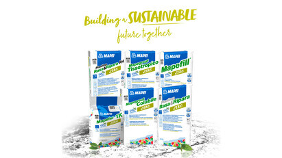 Mapei Zero Line: Portfolio extended to products for the building sector