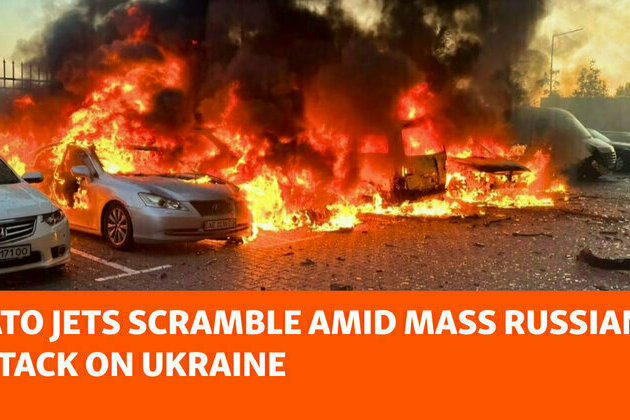 NATO Jets Scramble Amid Mass Russian Attack On Ukraine