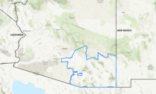  Map showing location of CGG’s Southeast Arizona multi-client data project.