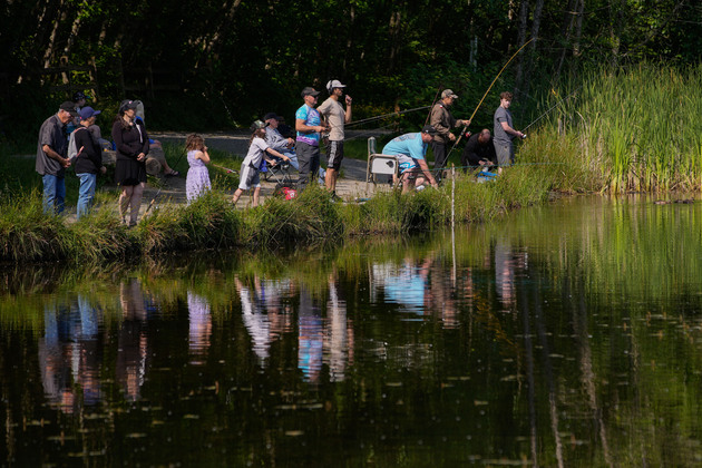 CANADA-SURREY-FATHER'S DAY-FISHING