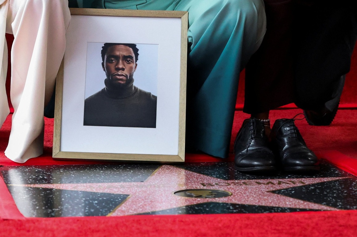 Chadwick Boseman honoured with posthumous star on the Hollywood Walk of Fame
