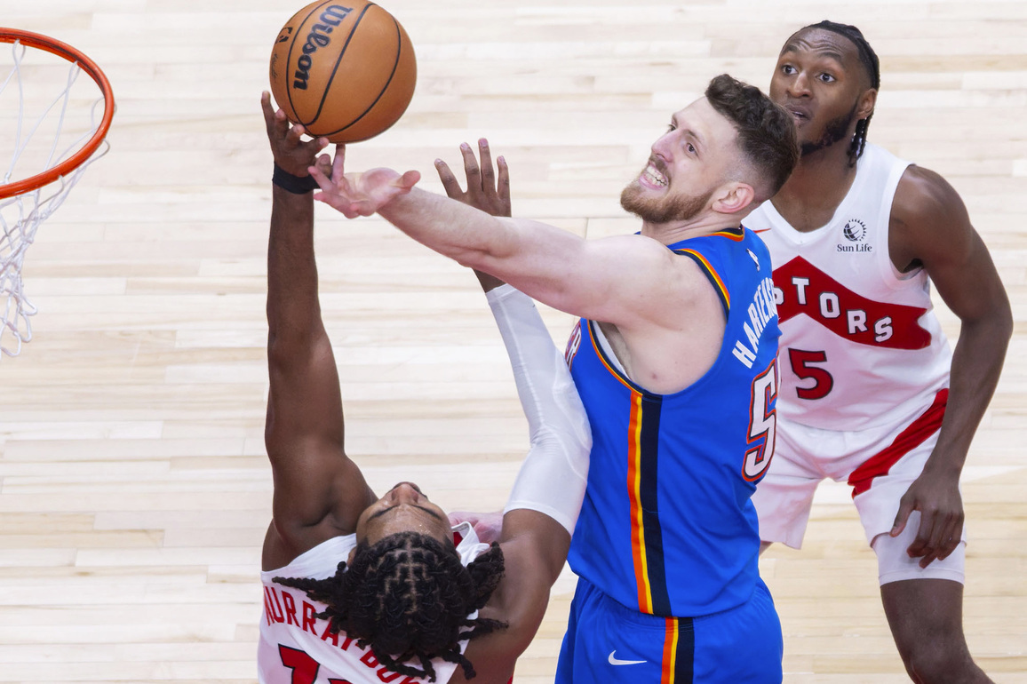 (SP)CANADA-TORONTO-BASKETBALL-NBA-THUNDER VS RAPTORS