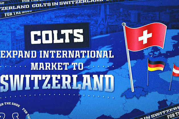 Colts expand international market to Switzerland
