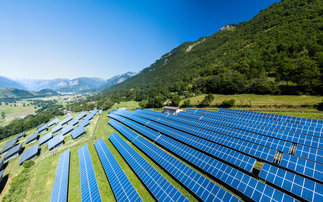 An Alpine solar plant in Italy | Credit: iStock