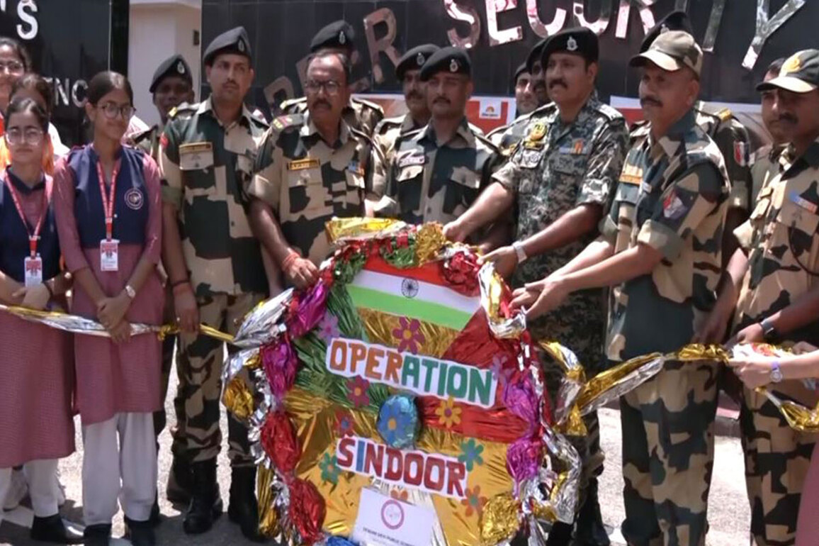 J&K: Students celebrate first Rakshabandhan after Operation Sindoor with BSF Jawans at International Border