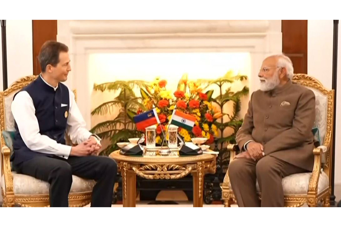 PM Modi holds bilateral meeting with Prince Alois, Hereditary Prince of Liechtenstein