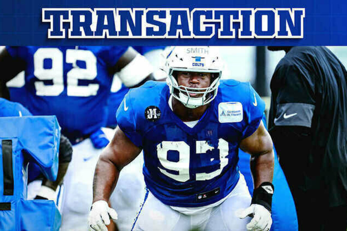 Colts sign DT Tim Smith to practice squad