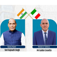 Defence Minister Rajnath Singh to hold bilateral talks with Italian counterpart Guido Crosetto today