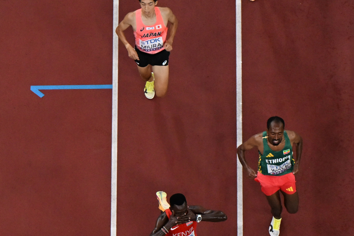 (SP)JAPAN-TOKYO-ATHLETICS-WORLD ATHLETICS CHAMPIONSHIPS-MEN'S 3000M STEEPLECHASE-HEATS