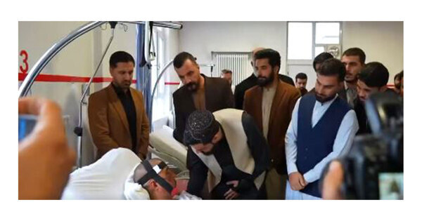 Afghan cricketers visit blast victims, condemn civilian casualties after Kabul airstrikes