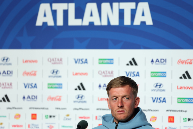 (SP)U.S.-ATLANTA-FOOTBALL-FIFA WORLD CUP-PRESS CONFERENCE-ENGLAND
