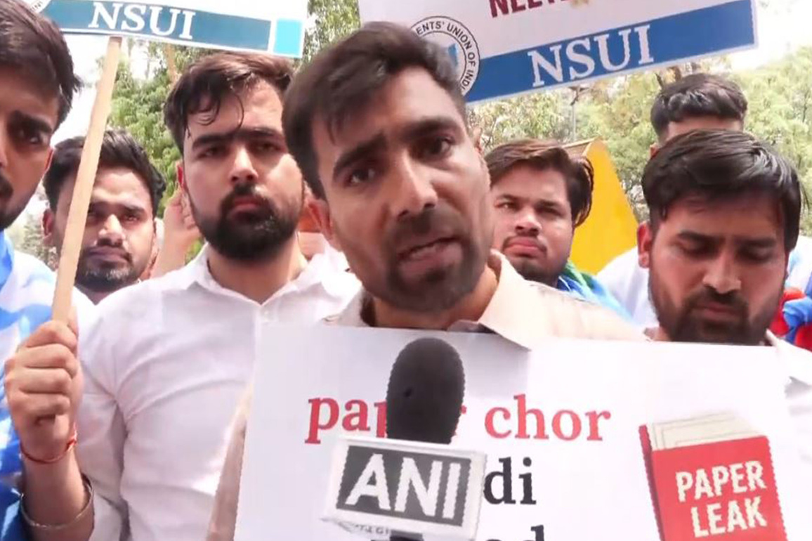 "Future of NEET aspirants sold off...": NSUI National President slams Centre
