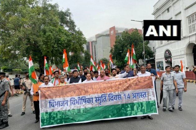 JP Nadda, Piyush Goyal, Anurag Thakur participate in Silent March at Jantar Mantar to observe partition Horrors Remembrance Day
