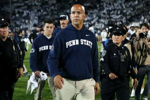 Penn State fires coach James Franklin after third straight loss