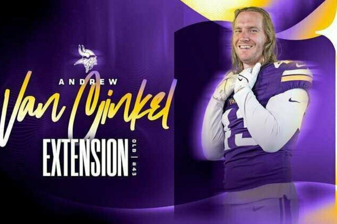 Vikings Announce Contract Extension with Andrew Van Ginkel