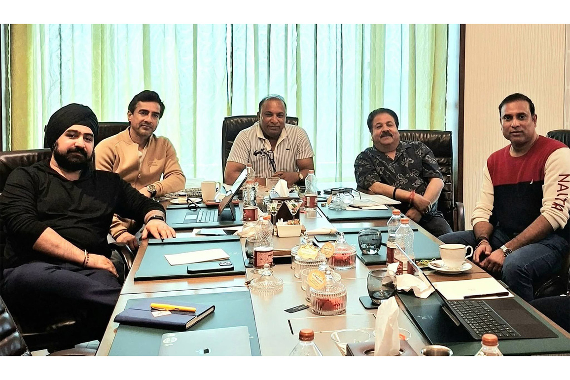 BCCI Secretary Devajit Saikia meets VVS Laxman in Mumbai
