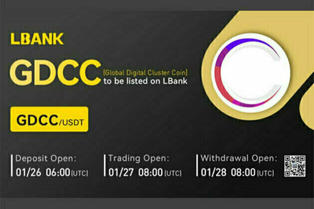 Global Digital Cluster Coin (GDCC) is now available on LBank Exchange