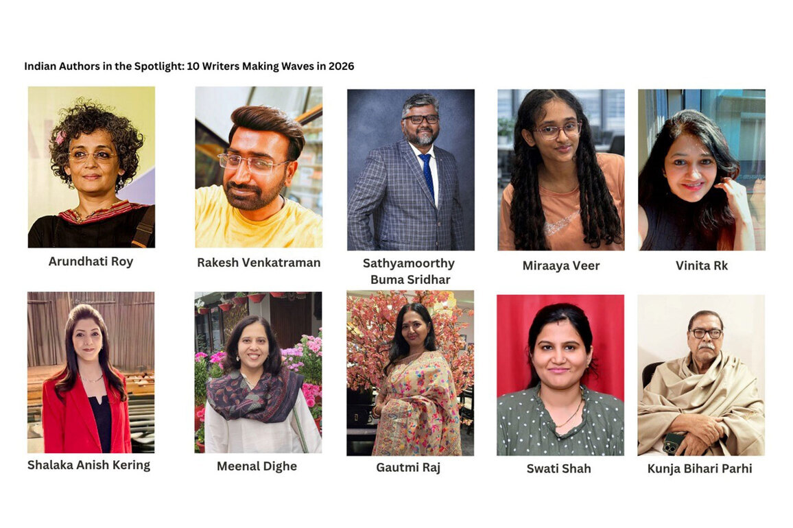 Indian Authors in the Spotlight: 10 Writers Making Waves in 2026