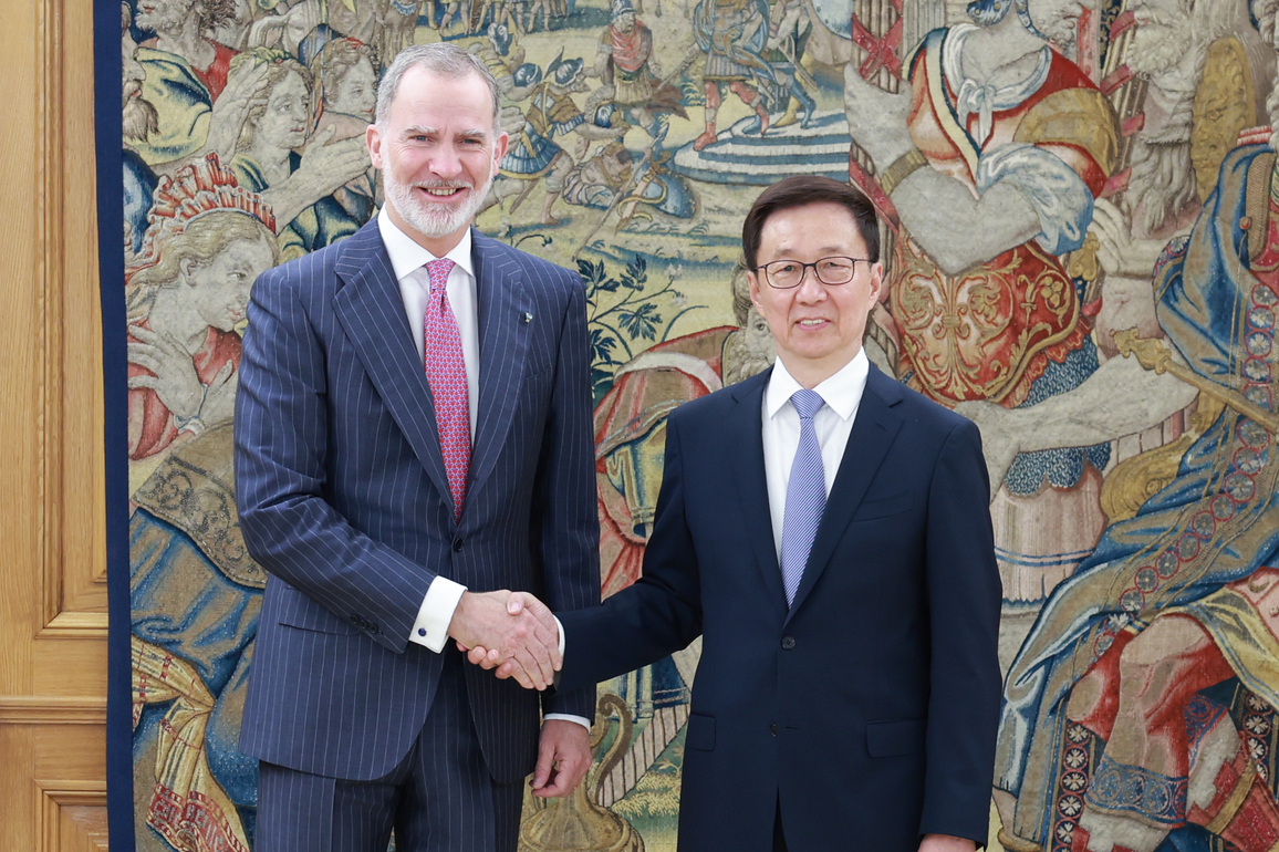 SPAIN-MADRID-KING-CHINA-HAN ZHENG-MEETING