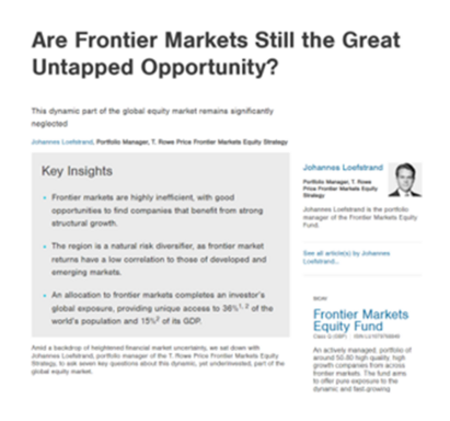 Are Frontier Markets Still the Great Untapped Opportunity?