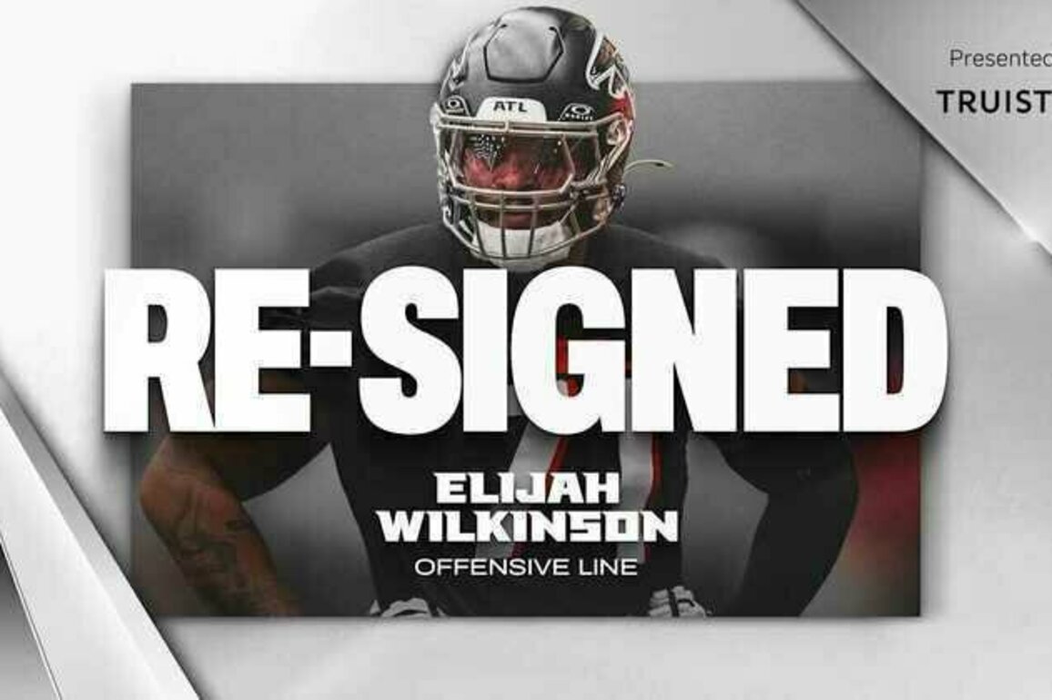 Falcons re-sign OL Elijah Wilkinson