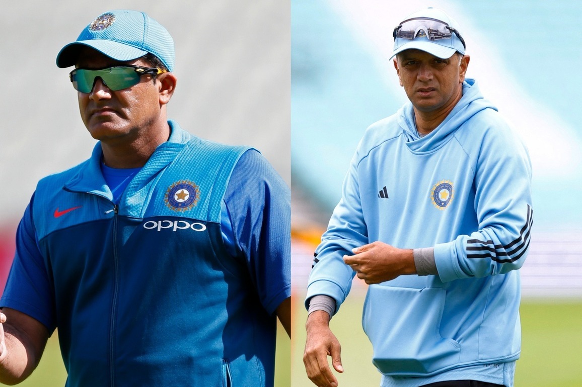 KSCA honours Anil Kumble, Rahul Dravid by naming stands after them at M Chinnaswamy