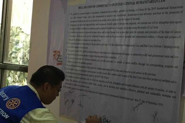 Armed and civilian gov&#039;t agencies, civic orgs stand for IHL