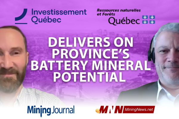 Operating in Québec: Invest Québec delivers on province's battery mineral potential