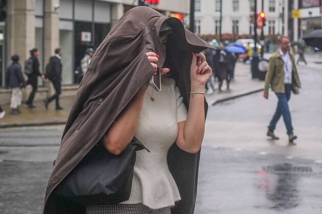 Met Office issues yellow weather warning and Britain braces for heavy rain and strong gales