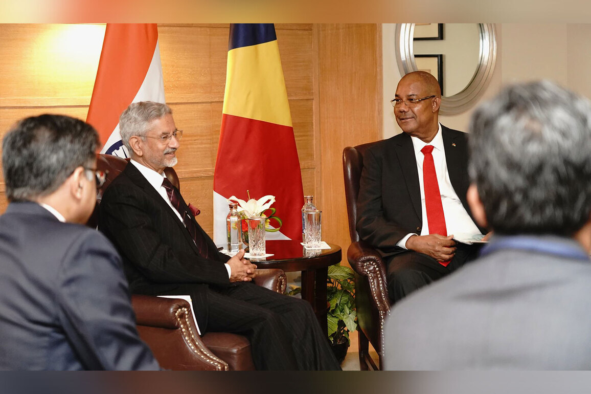 EAM Jaishankar meets Seychelles President Herminie; hails support in advancing vision MAHASAGAR
