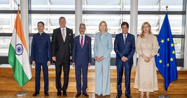 India - EU Trade and Technology Council advances cooperation across 3 key working groups on tech , clean energy , trade