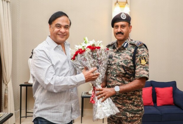 Assam CM Himanta Biswa Sarma meets Director General of CRPF