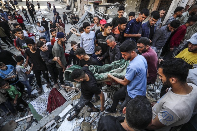 MIDEAST-GAZA-JABALIA REFUGEE CAMP-ISRAEL-AIRSTRIKES