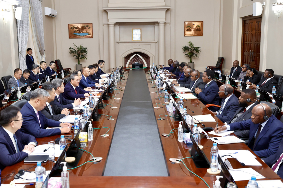 ZAMBIA-LUSAKA-CHINA-LI QIANG-ZAMBIAN PRESIDENT-TALKS