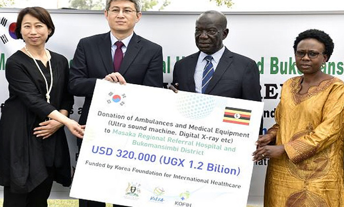KOFIH donates medical equipment to Masaka Hospital KOFIH donates medical equipment to Masaka Hospital