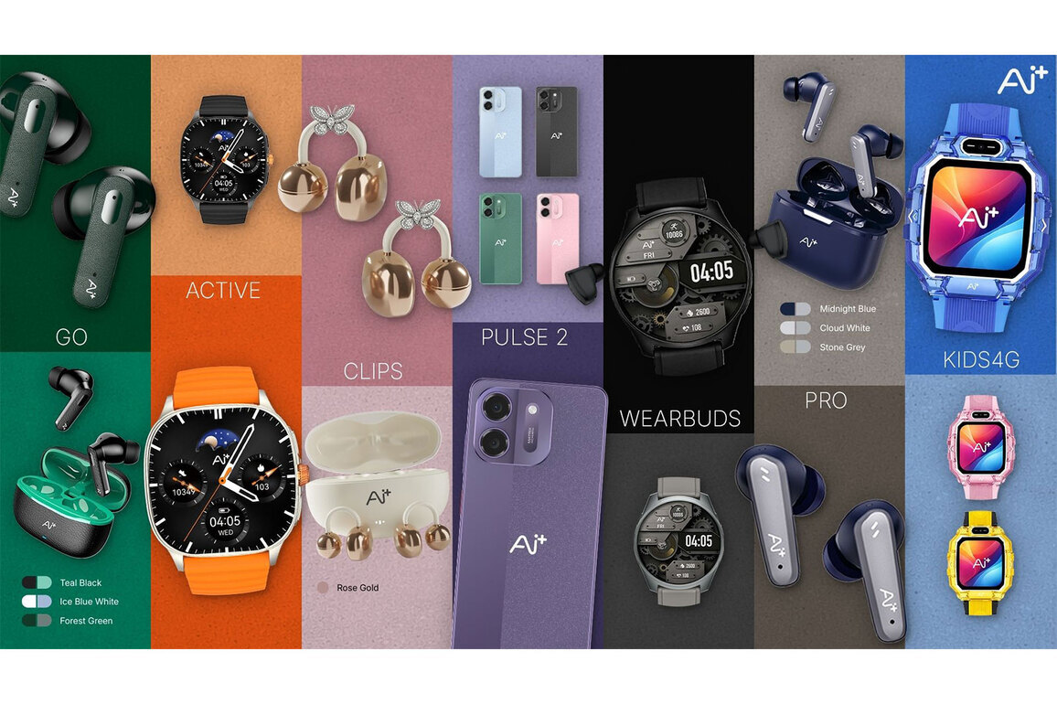 Ai+ Smartphone Launches AIoT Ecosystem with NovaPods & NovaWatch; Announces Pulse 2 Launch on March 2
