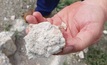 White kaolin from ChemX's Kimba project