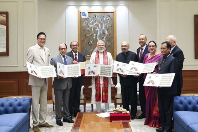 PM Modi meets SRCC Governing Body delegation, releases commemorative stamp marking centenary