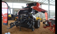  Kuhn's latest VB 1700 series round baler was on display at Elmore in Victoria recently. Picture Mark Saunders.