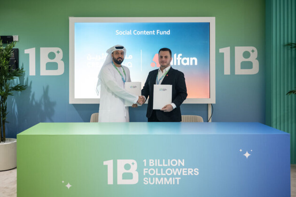 Creators HQ, Alfan launch AED5 million Social Content Fund at 1 Billion Followers Summit