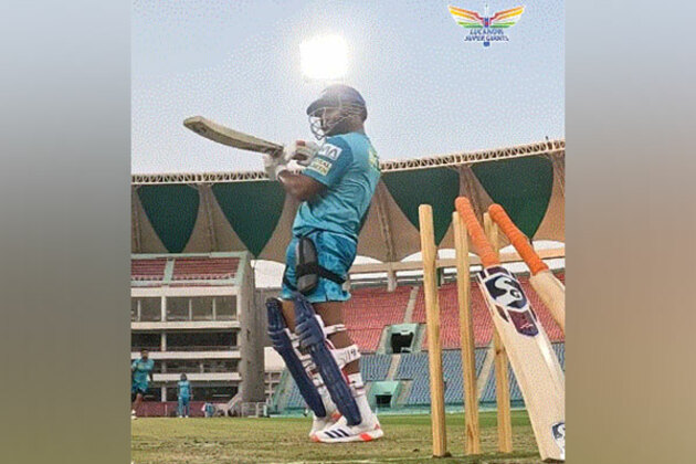 "Time le ke daalo...": Pant goes ballistic during LSG nets session with an array of attacking shots