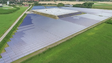 In Gram, a centralised energy centre leverages solar thermal fields in conjunction with GSHPs to deliver consistent, affordable heat