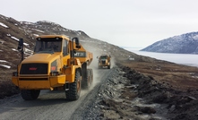 Hudson Resources restarted construction work at the Greenland mine in April