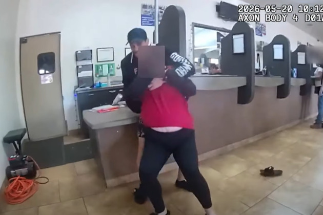 Bodycam video shows knife-wielding man holding woman captive before Glendale police shooting