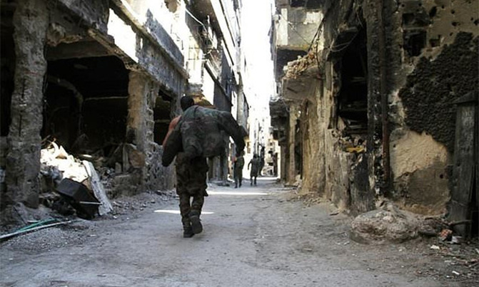 Syria regime strikes and shelling target IS in Damascus Syria regime strikes and shelling target IS in Damascus