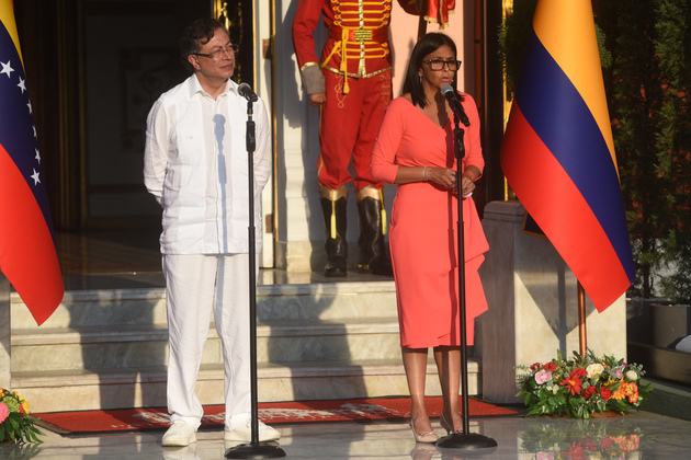 VENEZUELA-CARACAS-COLOMBIA-PRESIDENTS-MEETING