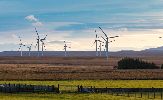 Wind turbines in Caithness, Scotland (Credit: deemac1 on iStock)