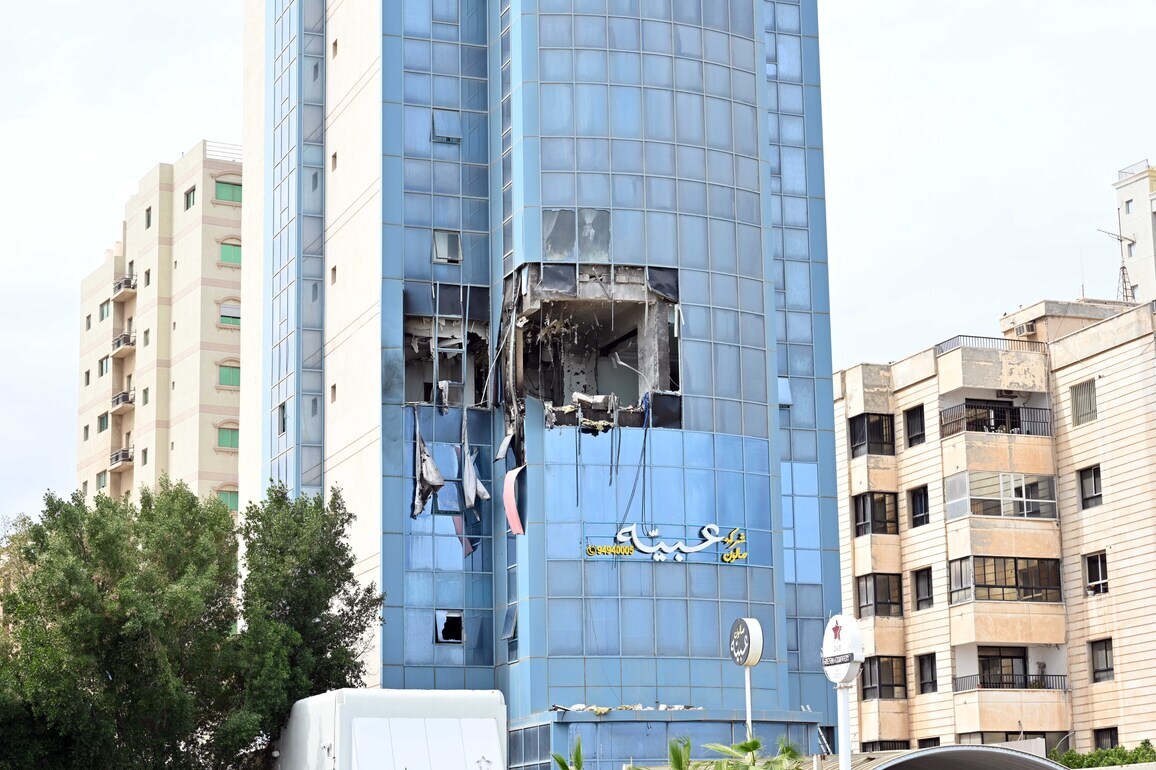 KUWAIT-AHMADI GOVERNORATE-DRONE ATTACK-AFTERMATH