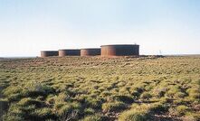 Tanks on Barrow Island.