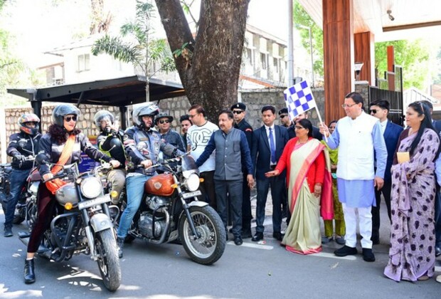 CM Dhami flags off 'Drugs Free Uttarakhand' bike rally in Dehradun